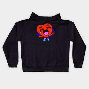 Love you pictures as a gift for Valentine's Day Kids Hoodie